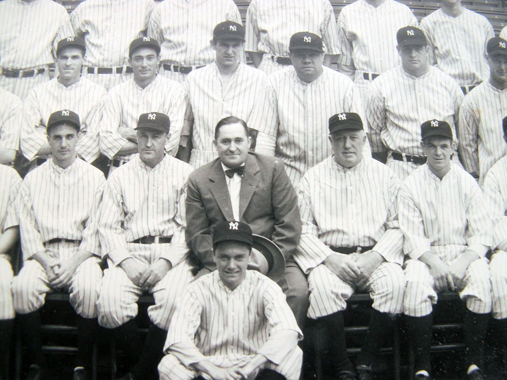 Ruth & Gehrig 1932 New York Yankees Team ORIGINAL Photograph WORLD